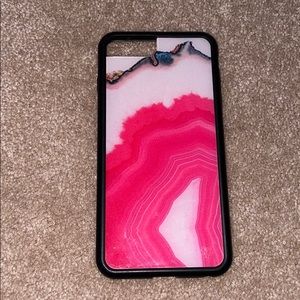 Wildflower Limited Edition Pink Marble Phone Case